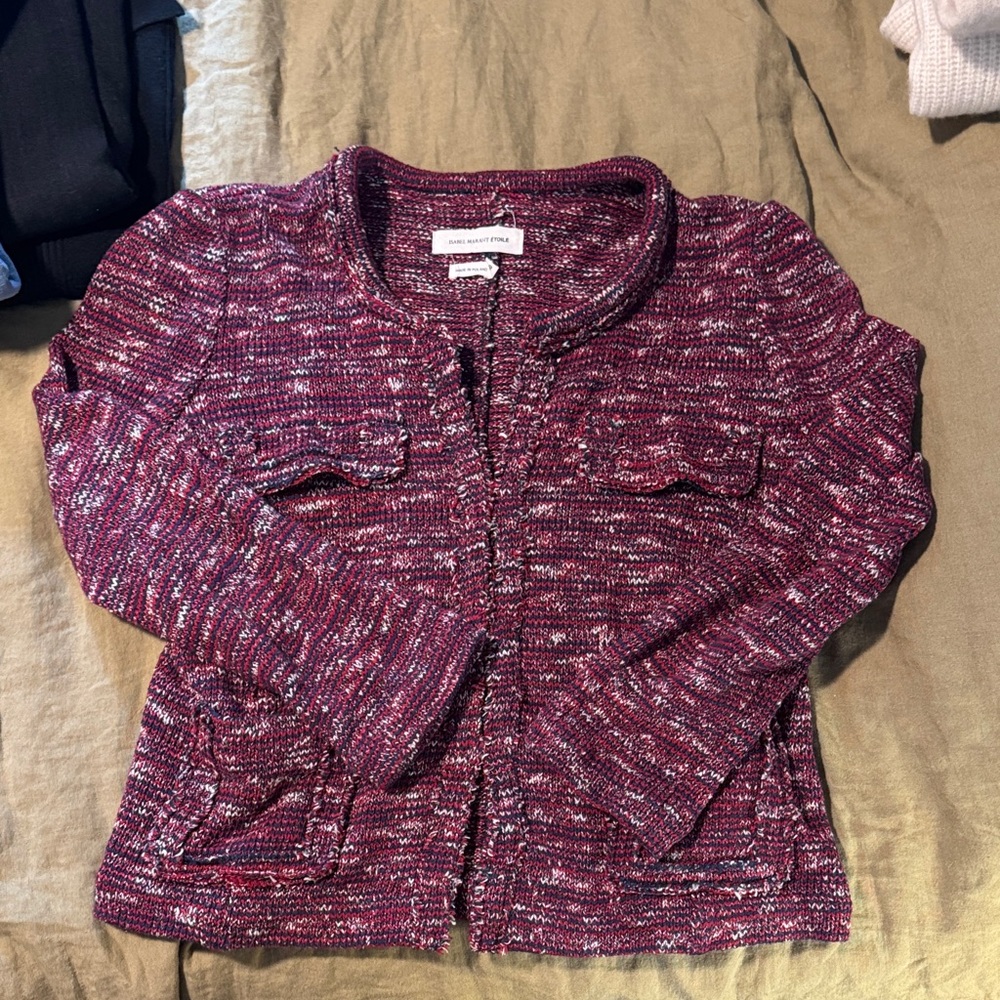 Isabel Marant Étoile Burgundy Knit Sweater